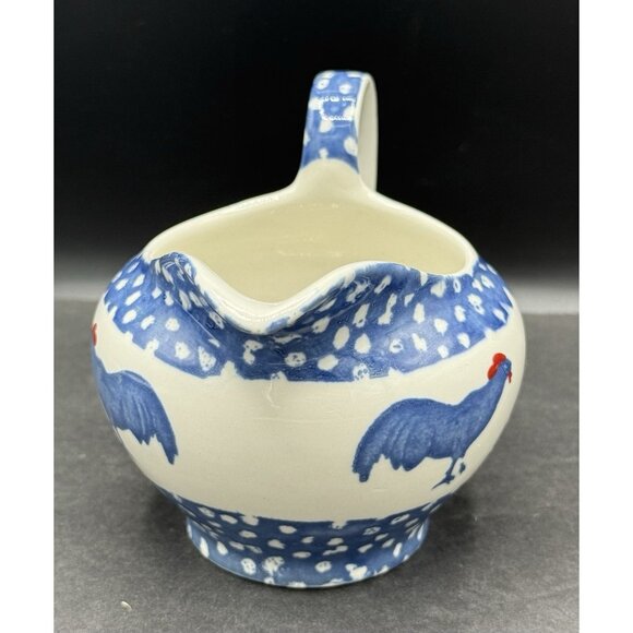 VTG Chanticleer Ictc Alice Cotterell Rooster Pitcher Creamer Burleigh England - Picture 2 of 7